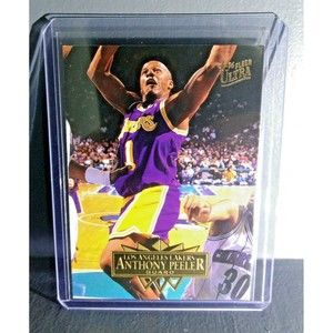 1995-96 Anthony Peeler Fleer Ultra #90 Basketball Card